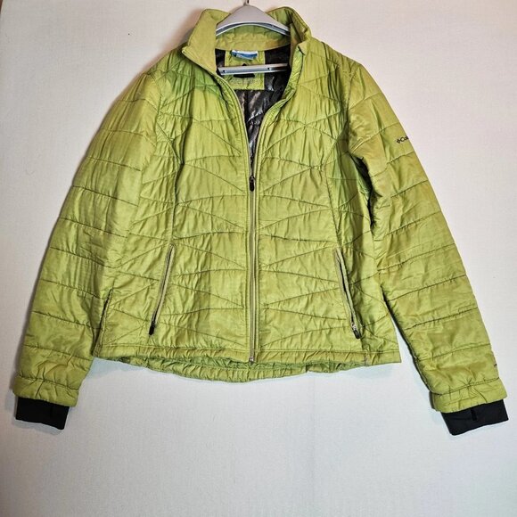 Columbia Sportswear Company Jackets & Blazers - Columbia Omni-Shield Women’s Jacket XL Green Insulated Full Zip Minor Flaws